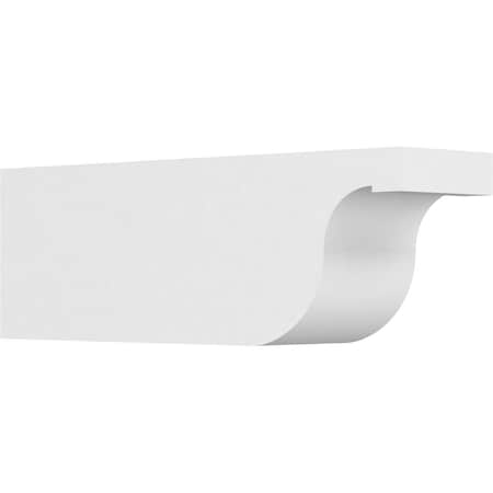 Ekena Millwork Standard Del Monte Architectural Grade PVC Rafter Tail, 6"W X 8"H X 24"L RFTP06X08X24DEL